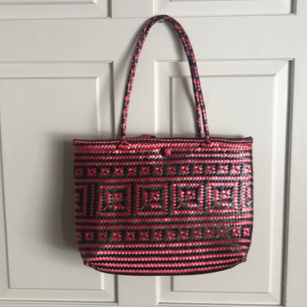 Handmade wicker purse
